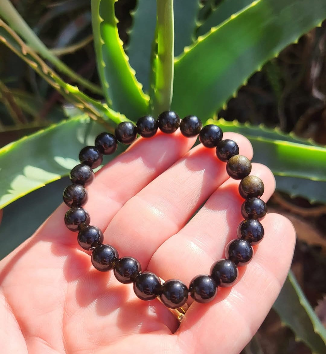 BRACELET Obsidienne noir
