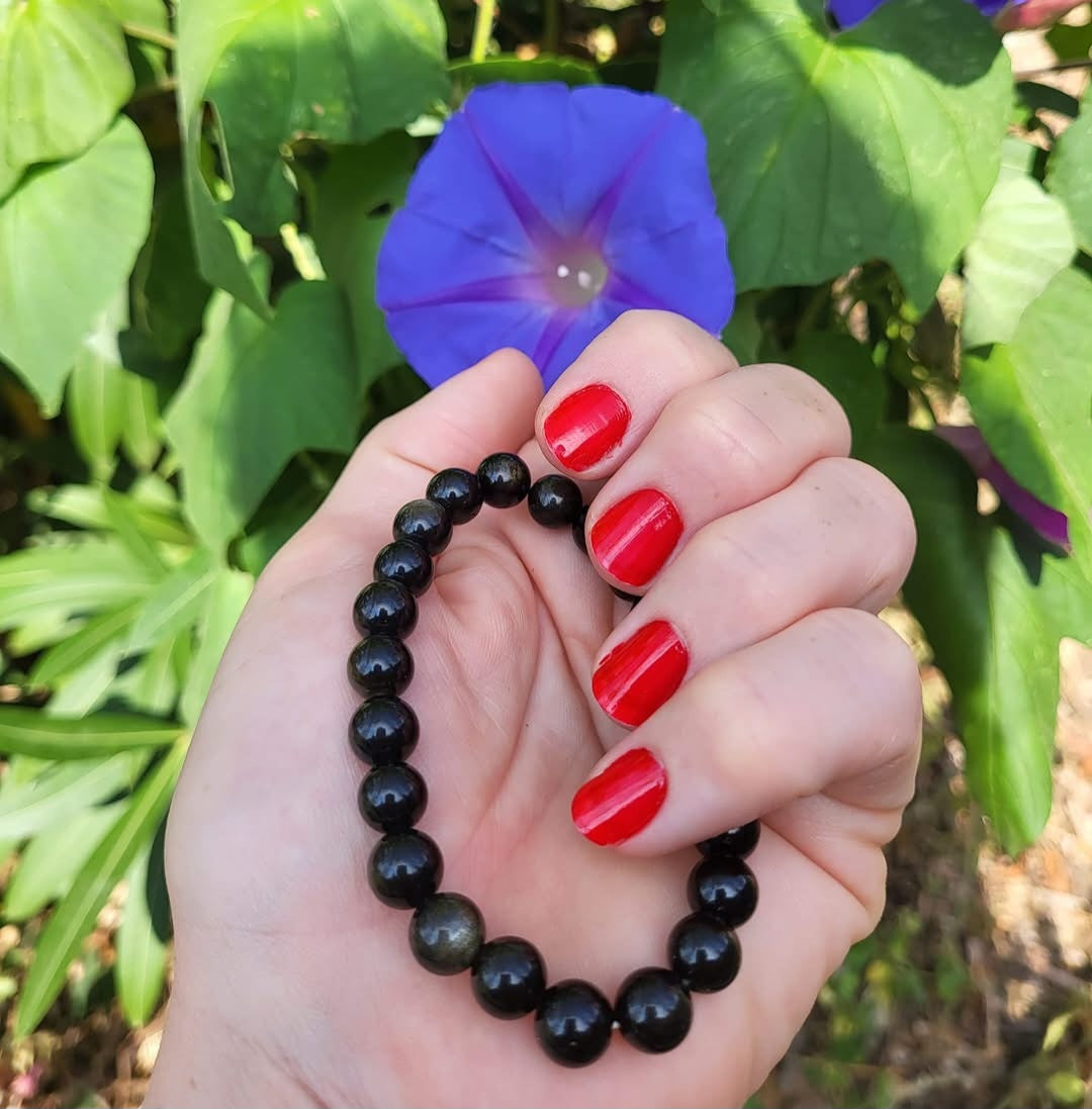 BRACELET Obsidienne noir
